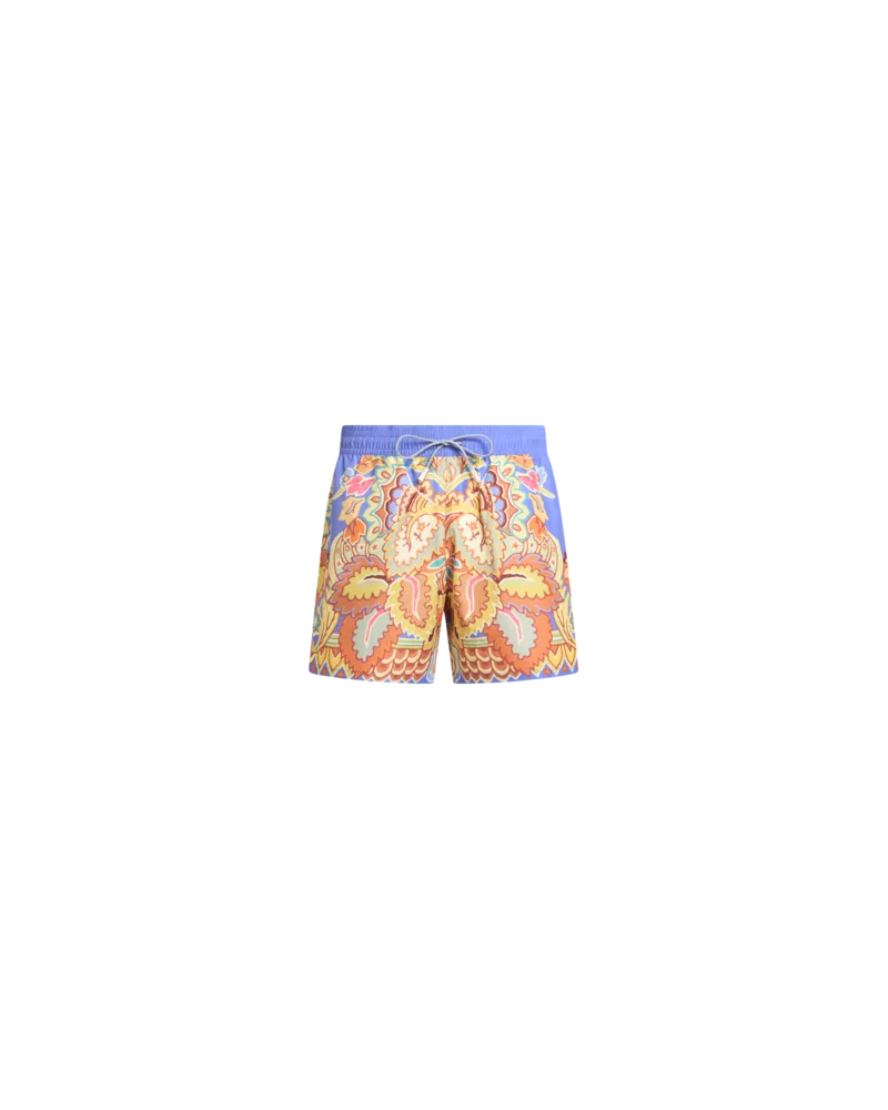 Etro Bodeshorts Mit Platziertem Floralen Druck, Herren, Gelb, Größe Gelb
