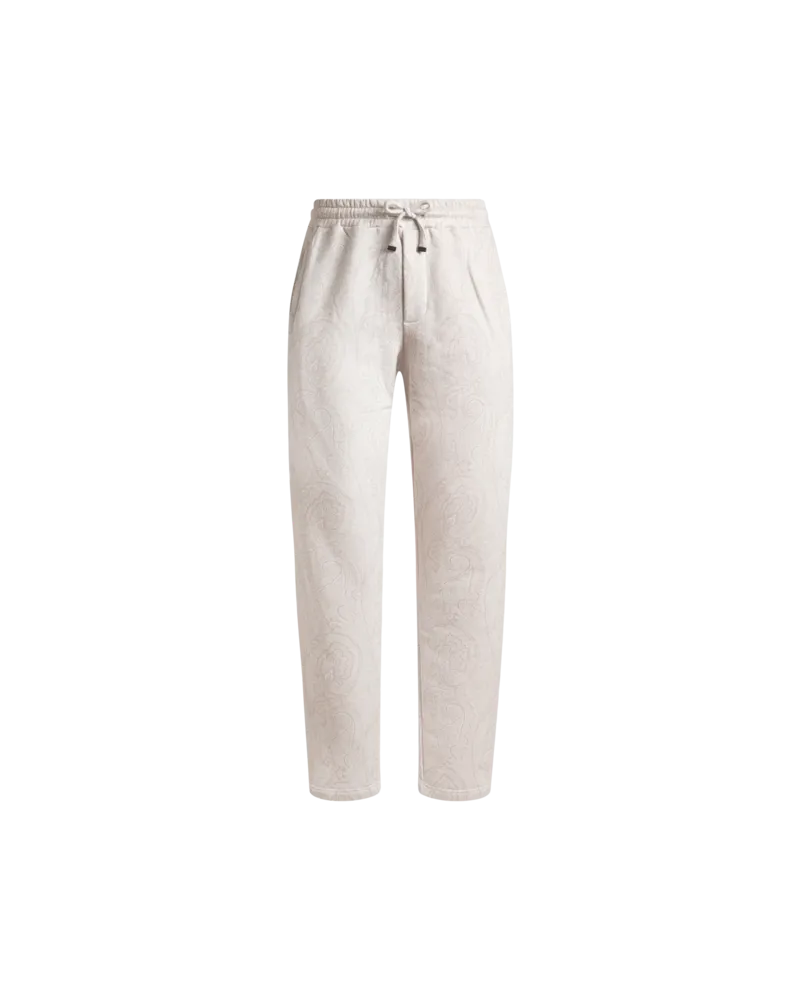 Etro Jogginghose Aus Einer Baumwollmischung Mit Arnica-motiv, Herren, Cremefarben, Größe Cremefarben