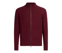 Einfarbiger Cardigan Aus Kaschmir, Herren, Bordeaux, Größe