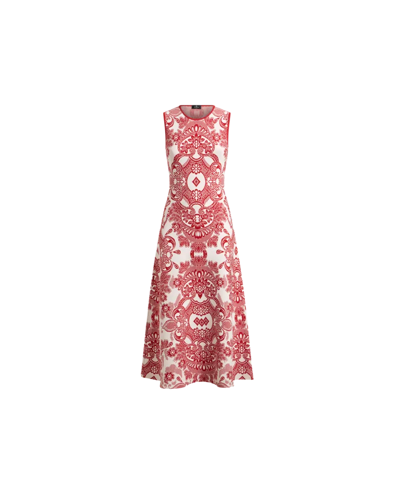 Etro Ärmelloses Kleid Mit Spitzenmotiv, Damen, Bordeaux, Größe Bordeaux