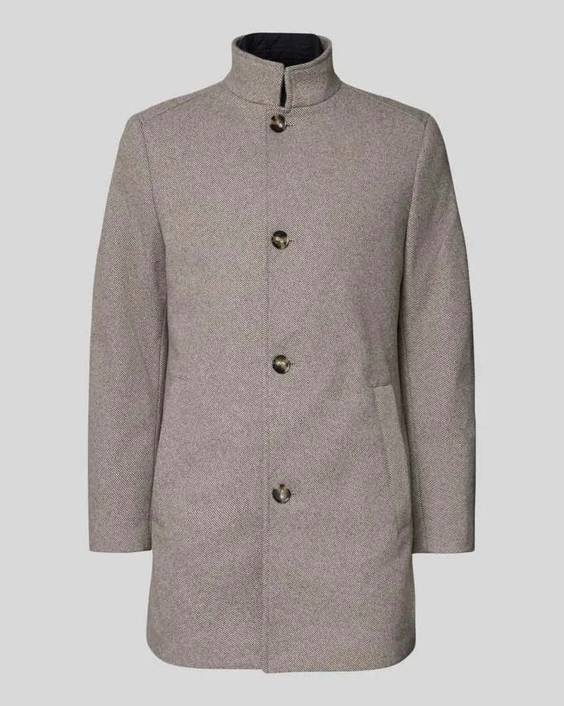 McNeal Kurzmantel mit Stehkragen und Eingrifftaschen 