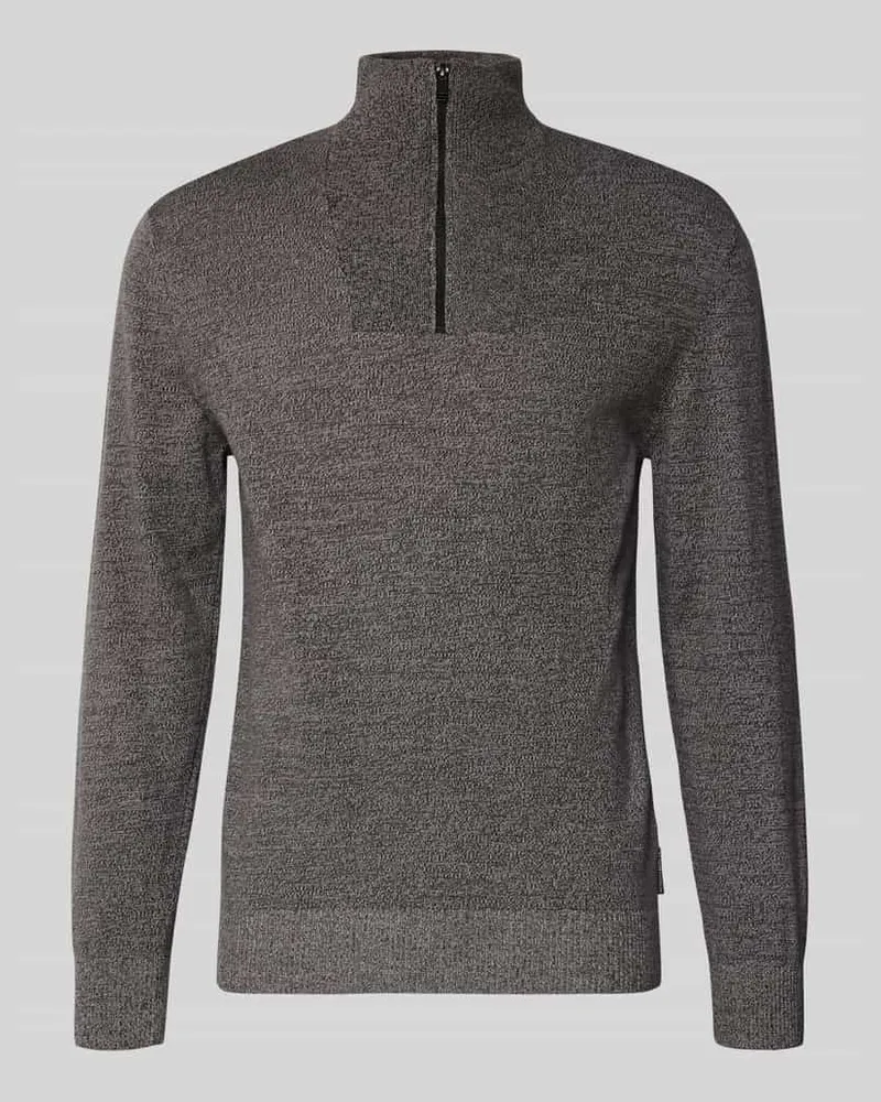 Tom Tailor Regular Fit Troyer aus reiner Baumwolle 