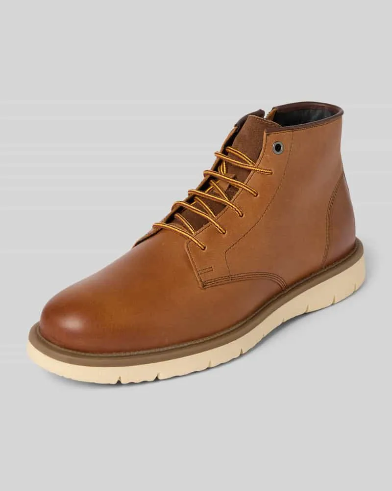 Geox Boots mit Reißverschluss Modell 'U POVE Hellbraun