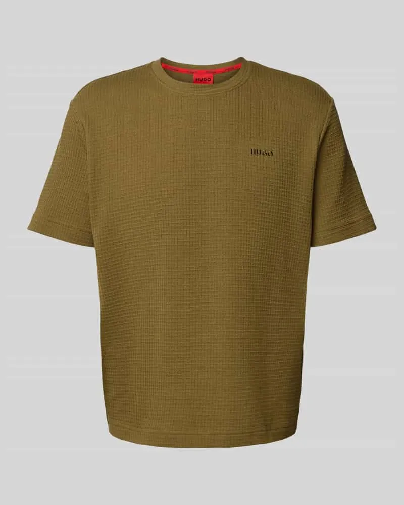 HUGO BOSS T-Shirt mit Label-Stitching Modell 'Austin 