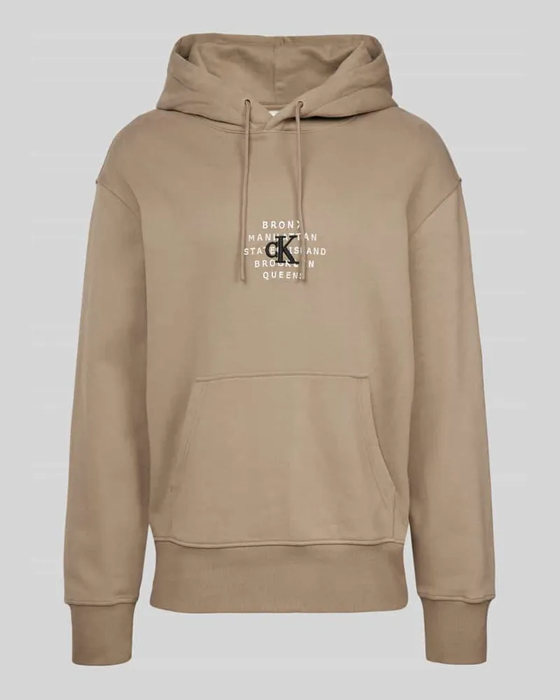 Calvin Klein Hoodie mit Label-Stitching 