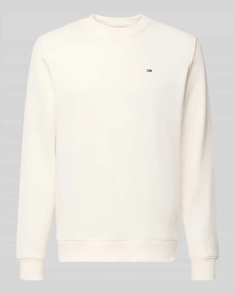 Tommy Hilfiger Regular Fit Sweatshirt aus Baumwoll-Mix Offwhite