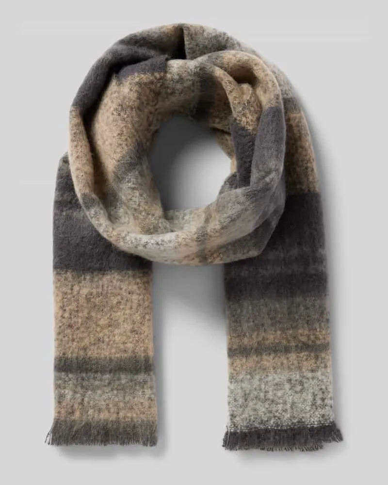 Selected Homme Schal mit Fransen Modell 'WINSTON 