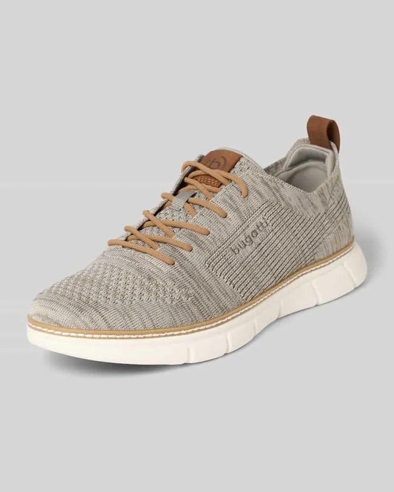 Bugatti Sneaker mit Label-Details Modell 'Pasadena Beige