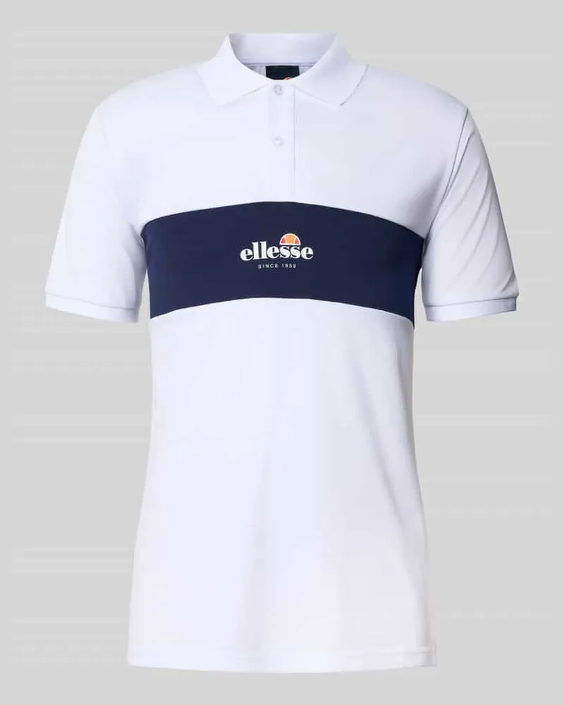 Ellesse Slim Fit Poloshirt mit Label-Print Modell 'MACKENNA 