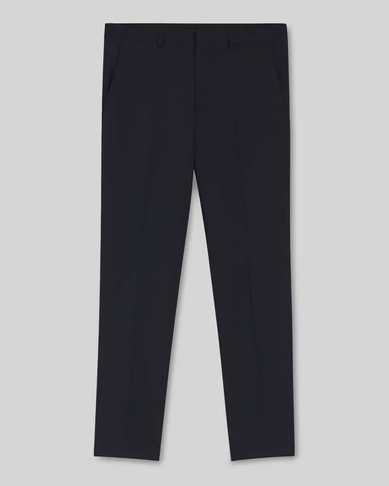 HUGO BOSS Slim Fit Anzughose aus Woll-Mix Modell 'HESTEN 