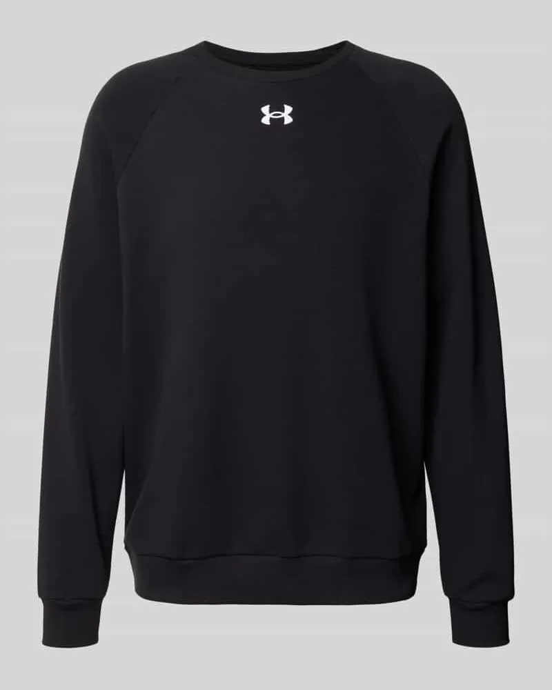 Under Armour Sweatshirt mit Logo-Stitching und Rundhalsausschnitt 