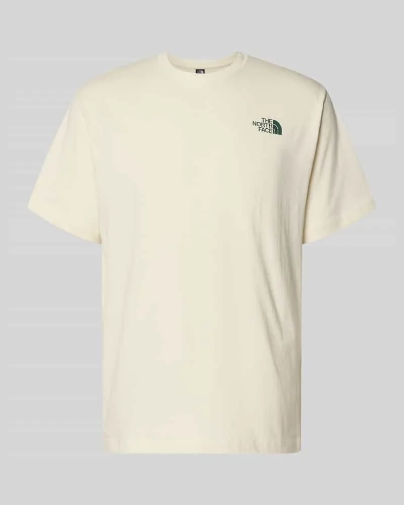 The North Face Relaxed Fit T-Shirt mit Logo-Print Offwhite