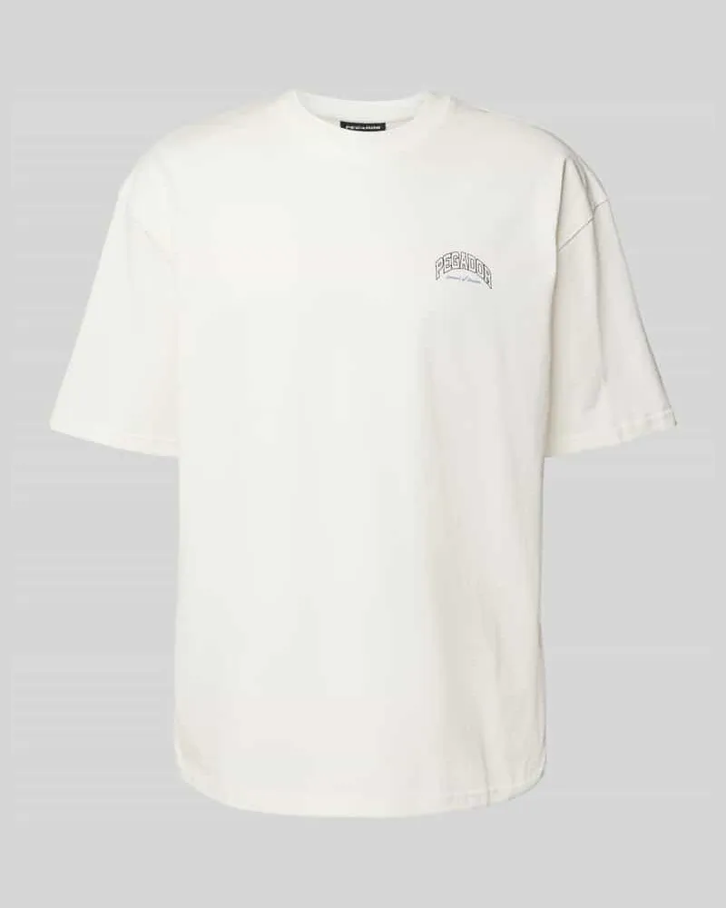 PEGADOR Oversized T-Shirt mit Label-Print Modell 'CREGO 