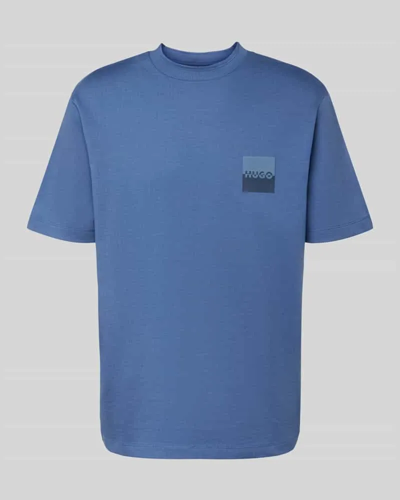 HUGO BOSS T-Shirt mit Label-Print Modell 'Dusplito 