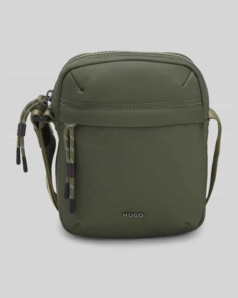 HUGO BOSS Umhängetasche mit Logo-Details Oliv