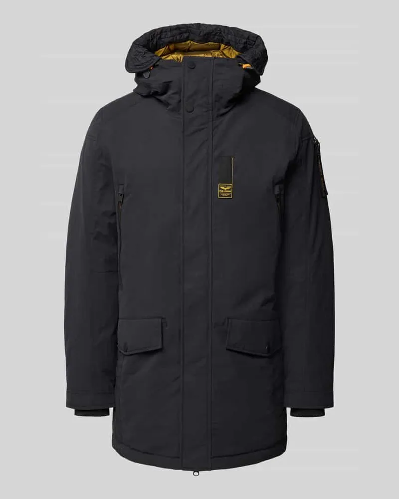 PME Legend Parka mit Label-Detail Black