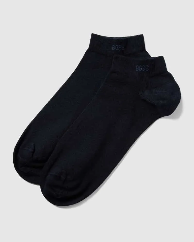 HUGO BOSS Sneakersocken mit Label-Print im 2er-Pack 