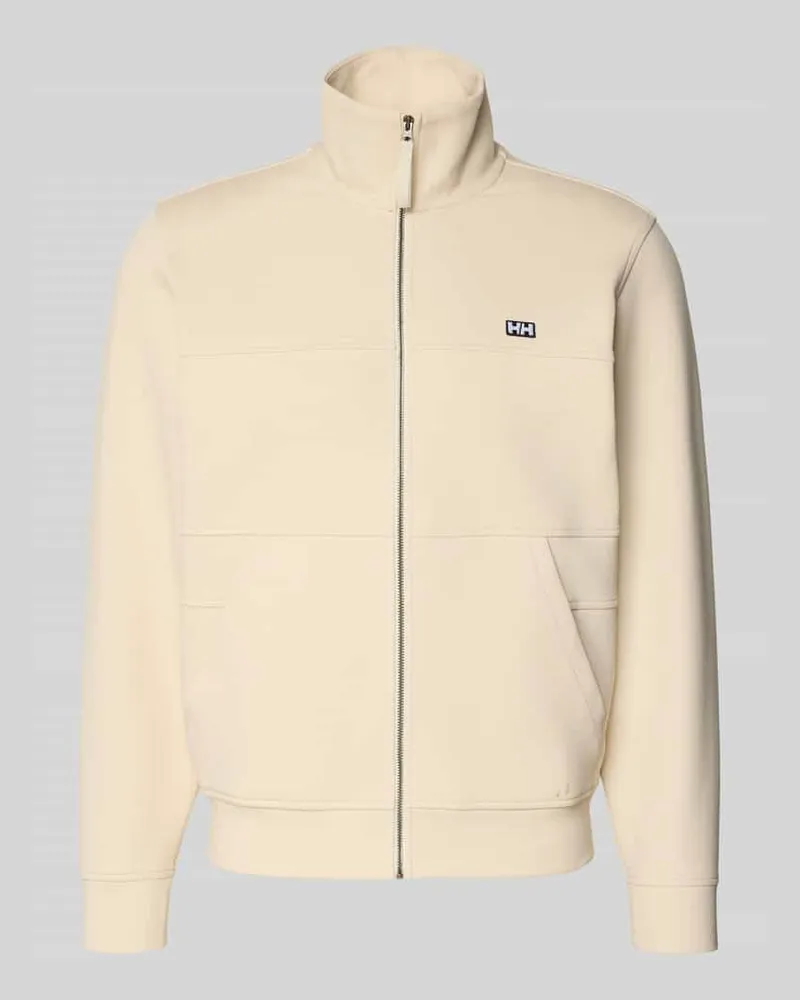 Helly Hansen Sweatjacke mit Label-Patch Modell 'KOSTER Offwhite