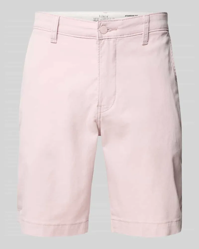 Levi's Regular Fit Chinoshorts aus Baumwoll-Mix mit Leinen-Anteil Modell 'XX CHINO Rosa