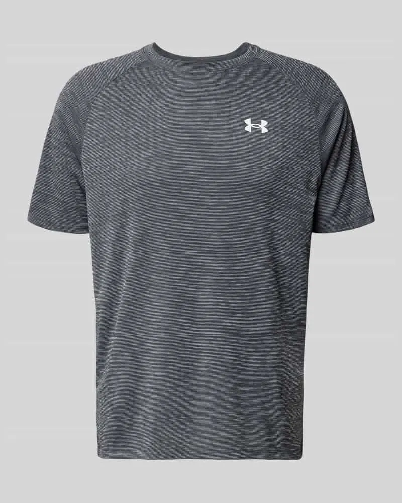 Under Armour T-Shirt mit Label-Print Modell 'Tech Anthrazit