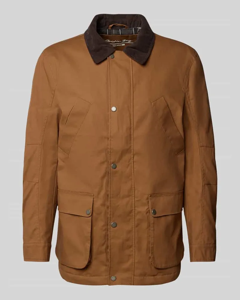 Christian Berg Jacke mit Kentkragen 