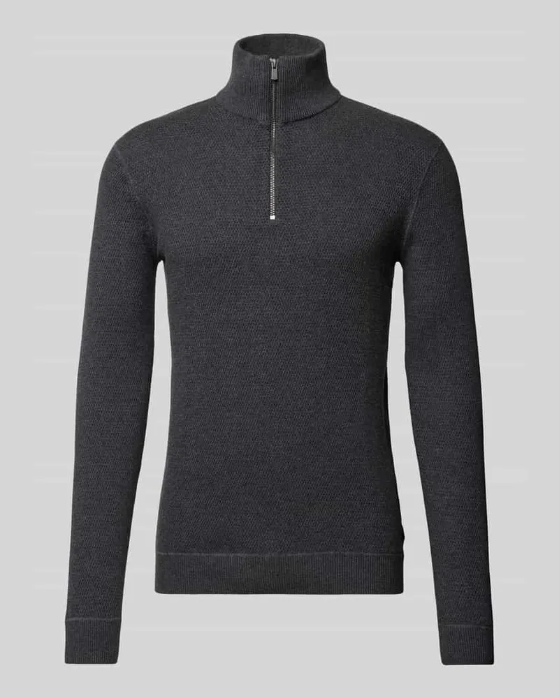 Jack & Jones Strickpullover mit Stehkragen Modell 'BLUCHRISTER 