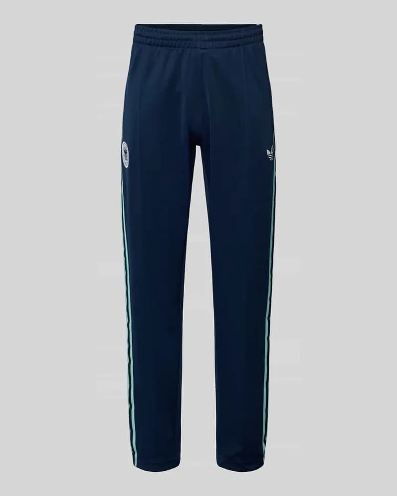 adidas Regular Fit Sweatpants mit Vereins Logo Applikation Modell 'BLNACO Marine
