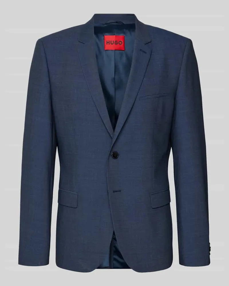 HUGO BOSS 2-Knopf-Sakko mit Reverskragen Modell 'Arti Dunkelblau