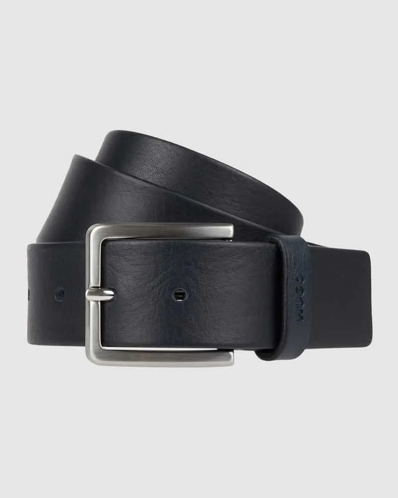 HUGO BOSS Ledergürtel mit Dornschließe 