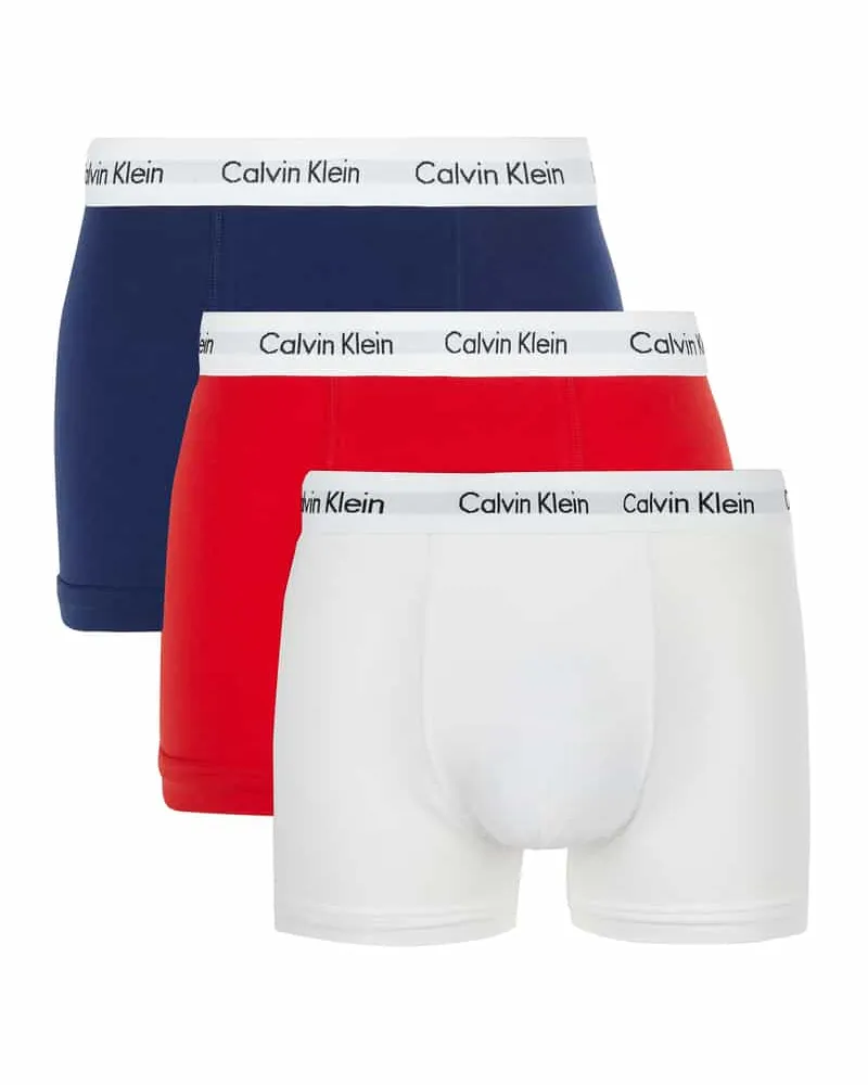 Calvin Klein Trunks mit Logo-Bund im 3er-Pack 