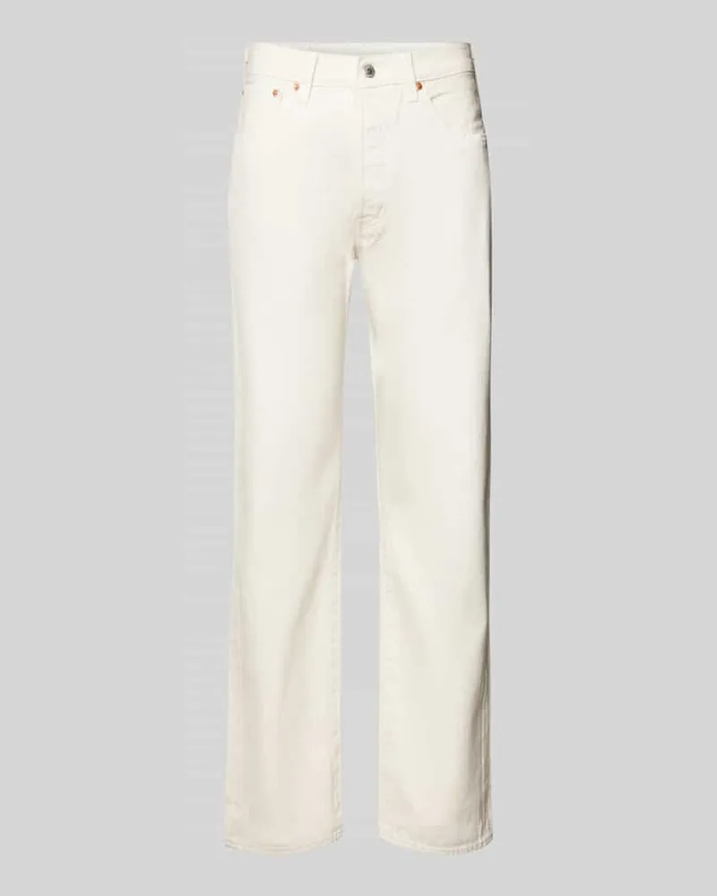 Levi's Regular Fit Jeans Modell '501 Offwhite