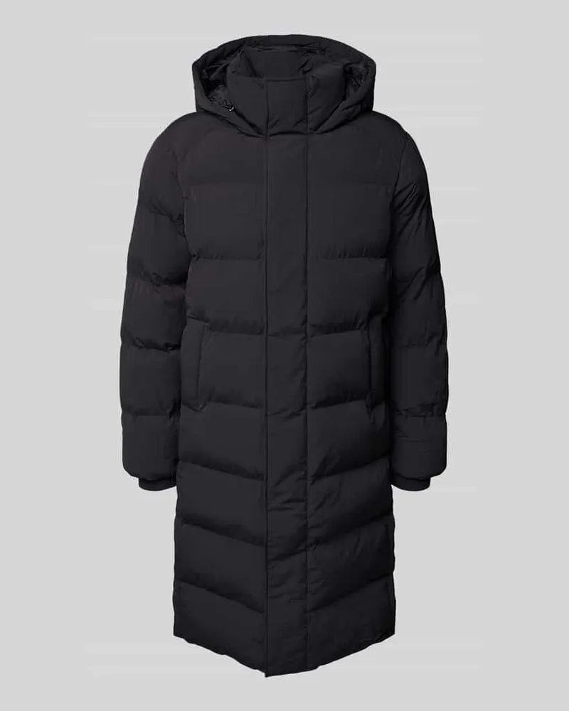 Superdry. Steppjacke mit Kapuze Black