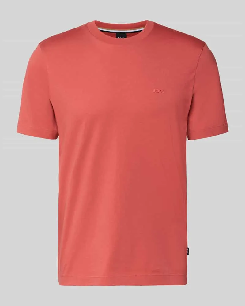 HUGO BOSS Regular Fit T-Shirt aus reiner Baumwolle Modell 'Thompson 01 Hellrot