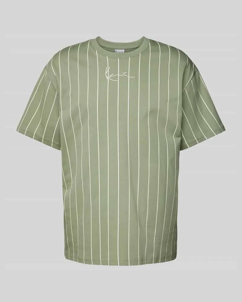 Karl Kani T-Shirt mit Label-Stitching 