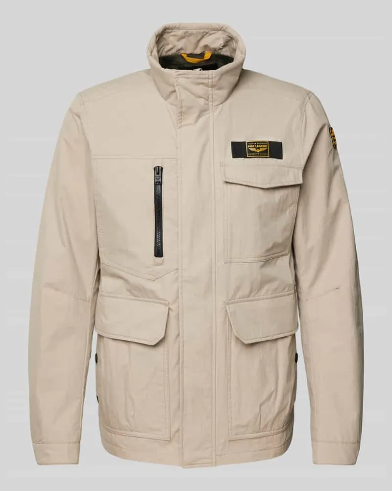 PME Legend Jacke mit Label-Badge Modell 'FUTURA Beige