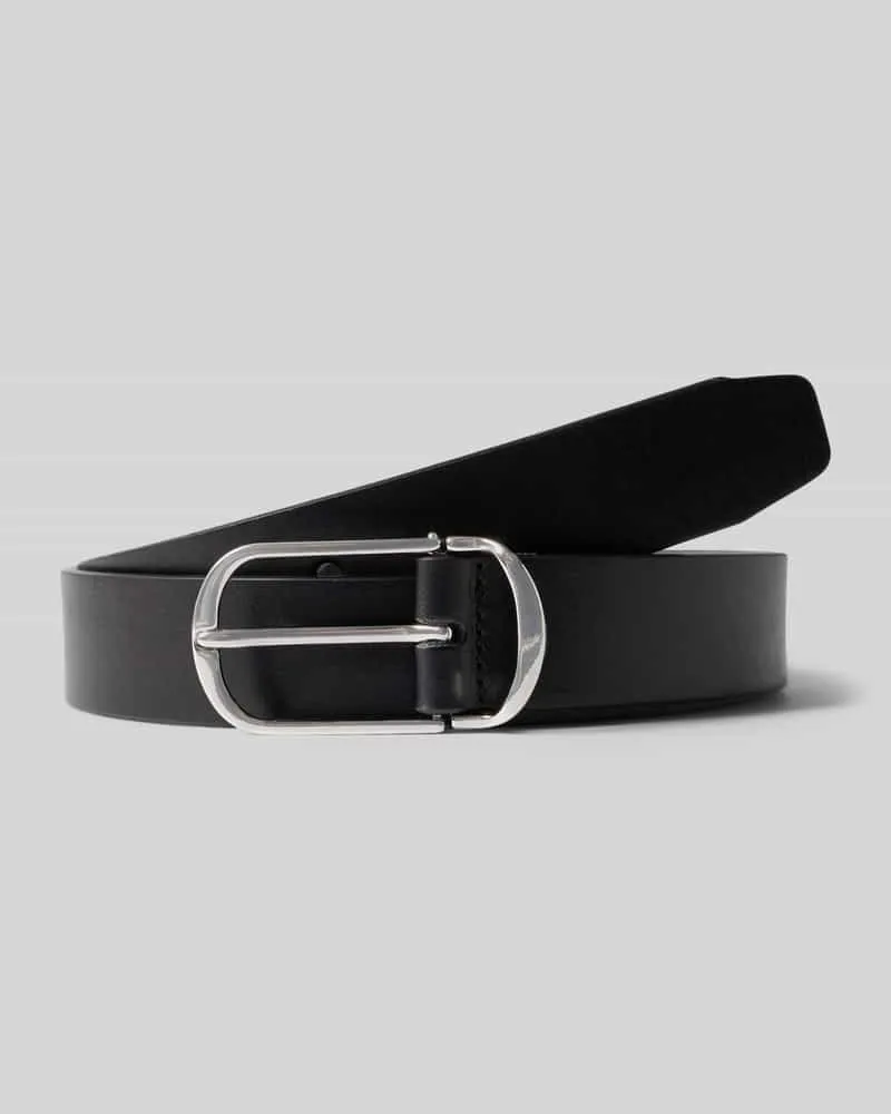 Lloyd Belts Ledergürtel mit Dornschließe Black
