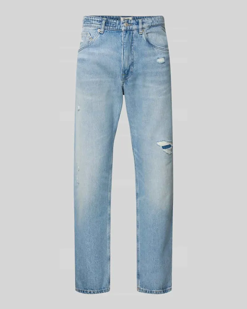 Drykorn Jeans im Destroyed-Look Modell 'HIGHT Hellblau