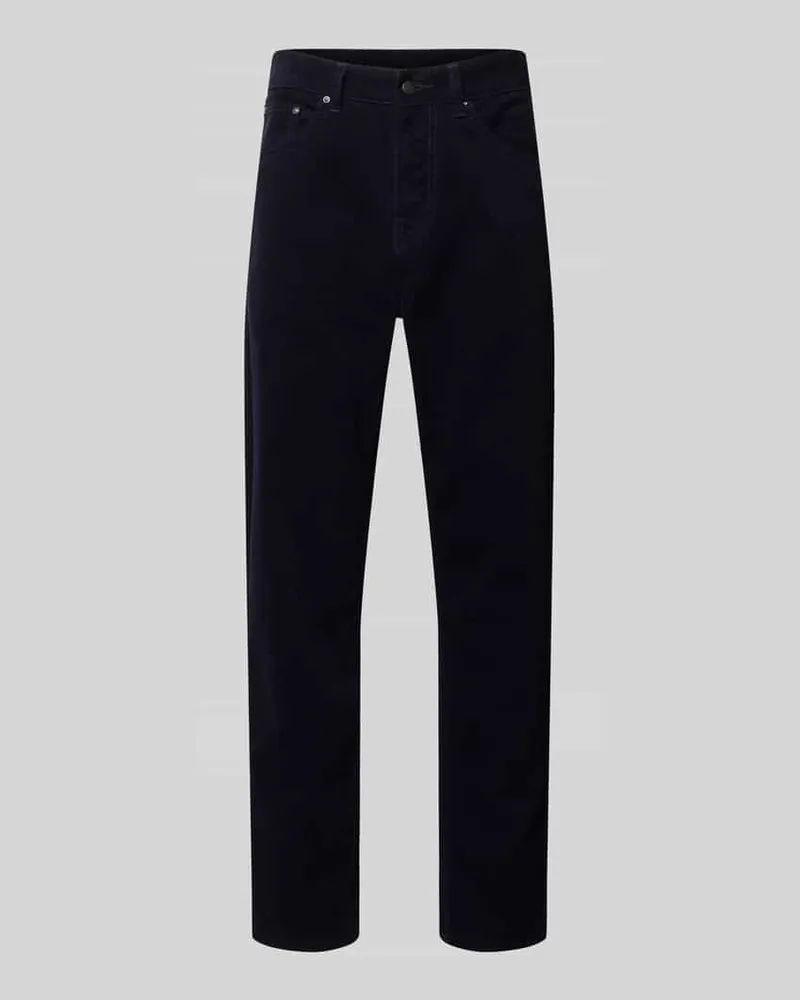 Carhartt WIP Stoffhose mit 5-Pocket-Design Marine