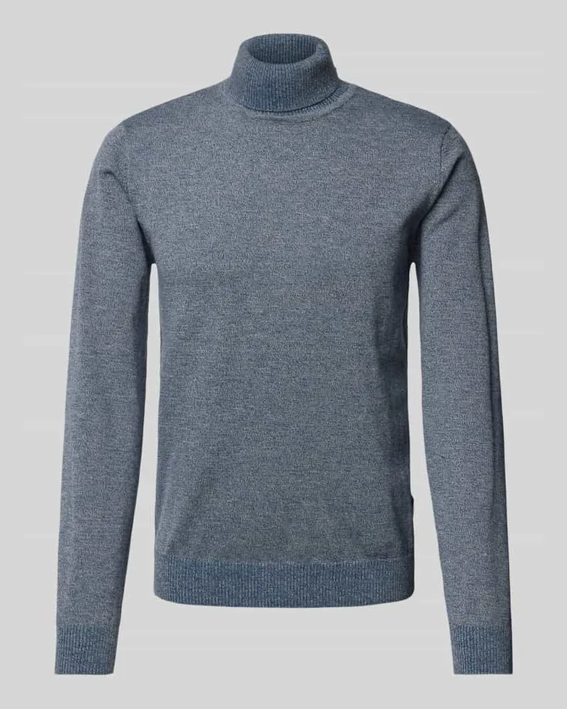 Blend Rollkragenpullover mit Teilungsnähten 