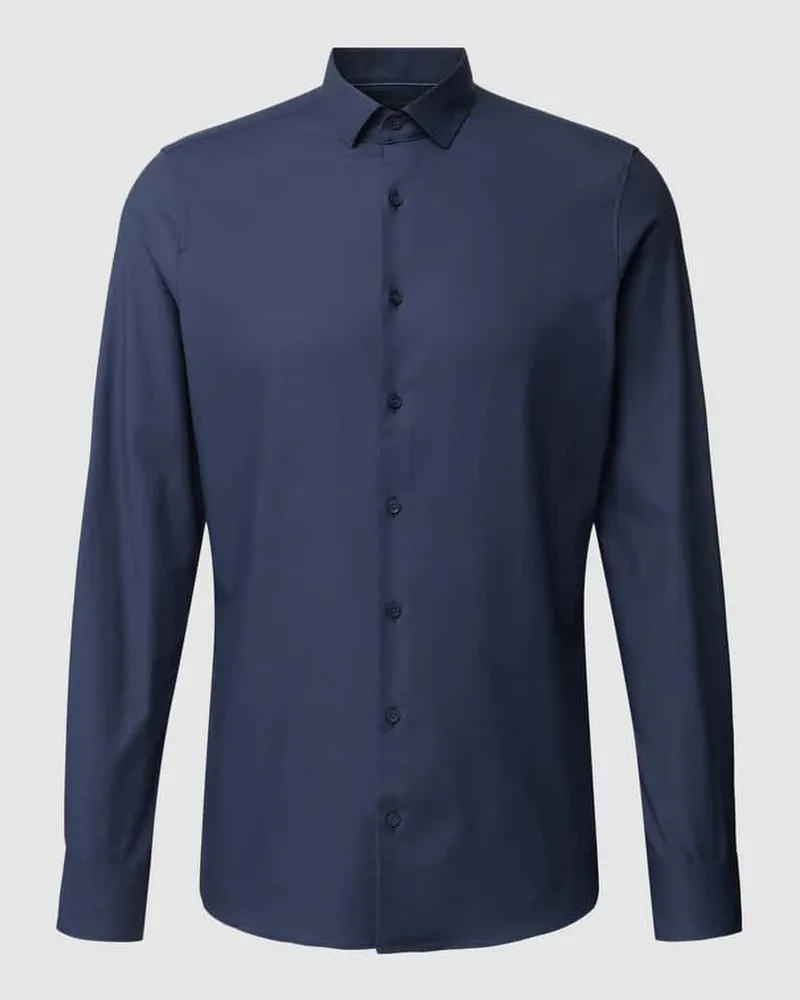 Olymp Slim Fit Businesshemd aus Baumwoll-Mix 
