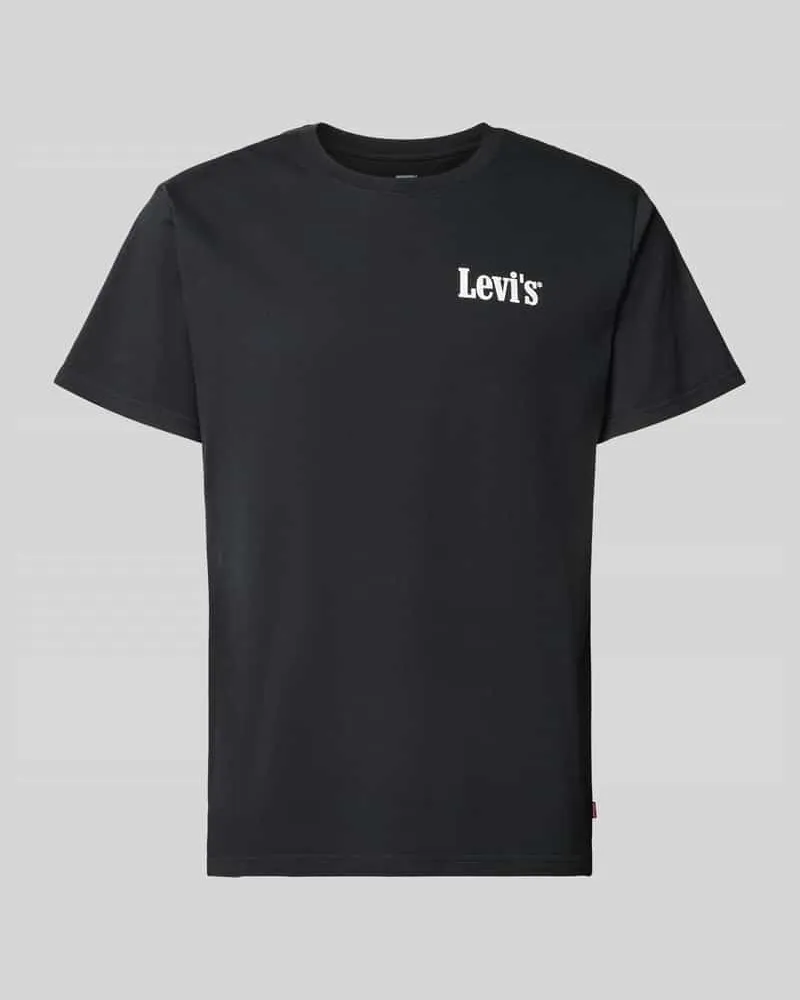 Levi's Relaxed Fit T-Shirt aus reiner Baumwolle Black