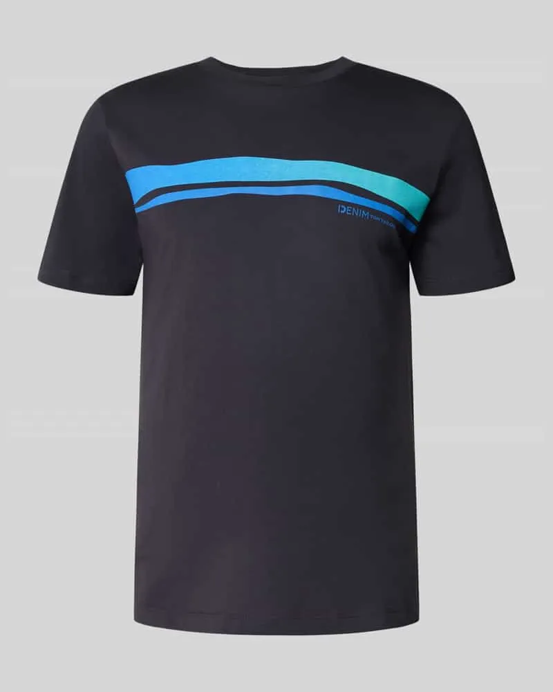 Tom Tailor Regular Fit T-Shirt aus reiner Baumwolle 