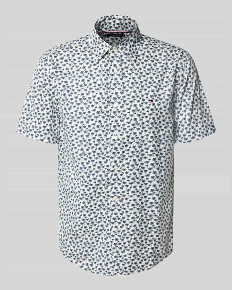 Tommy Hilfiger Regular Fit Freizeithemd aus reiner Baumwolle 