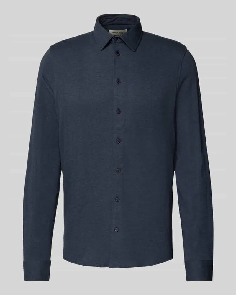 Casual Friday Regular Fit Freizeithemd mit Kentkragen Modell 'ARKAN Marine