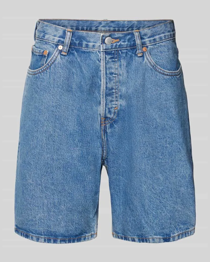 Weekday Bermudas in Denim-Optik Jeansblau