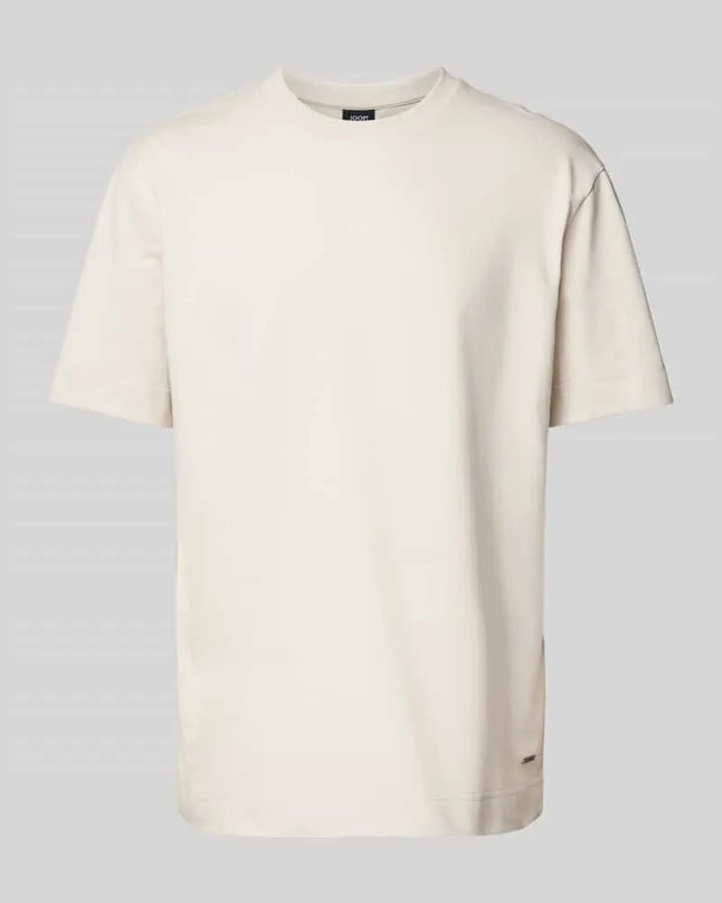 JOOP! T-Shirt mit Label-Detail Modell 'Achilleas Beige