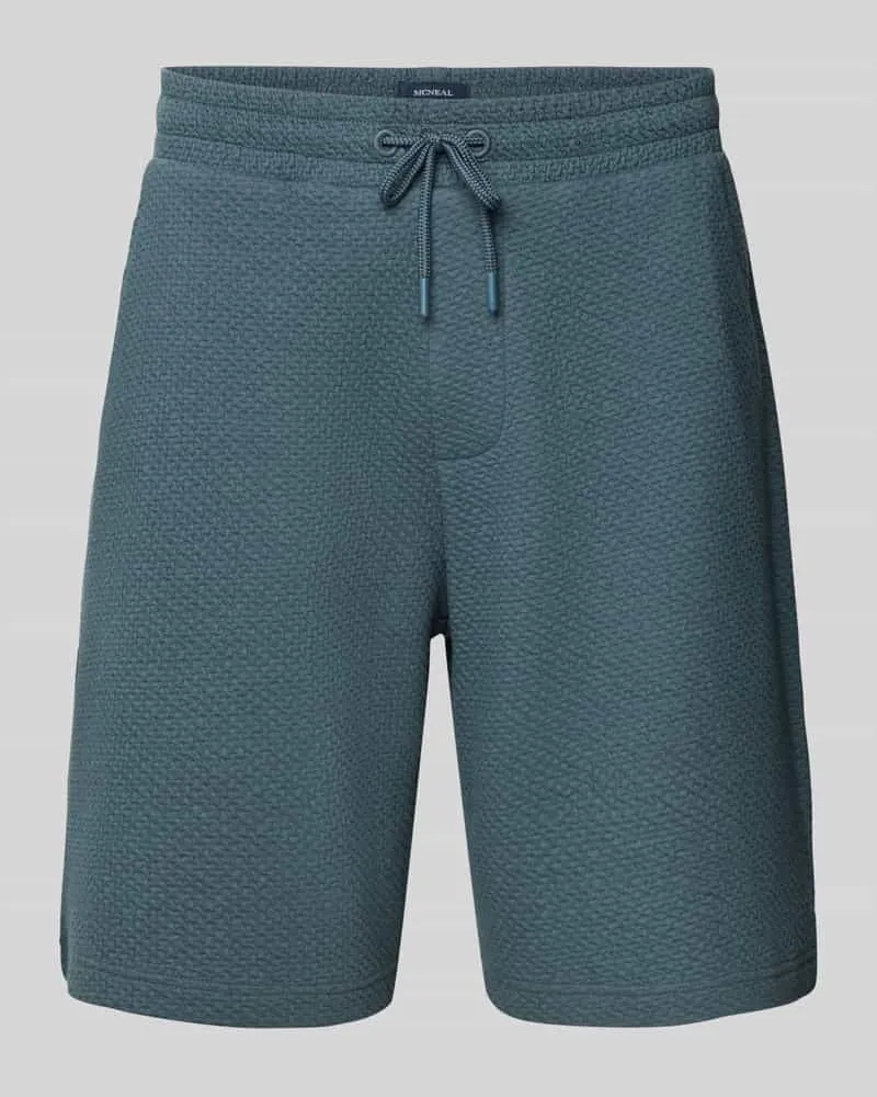 McNeal Relaxed Fit Sweatshorts mit Strukturmuster 