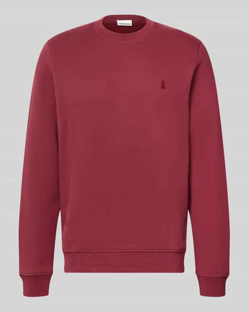 Armedangels Regular Fit Sweatshirt aus reiner Baumwolle Modell 'BAARO Kirsche