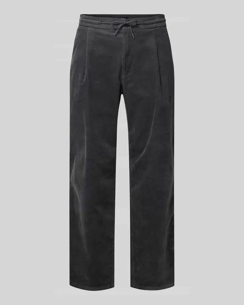 McNeal Cordhose mit Kordelzug Dunkelgrau