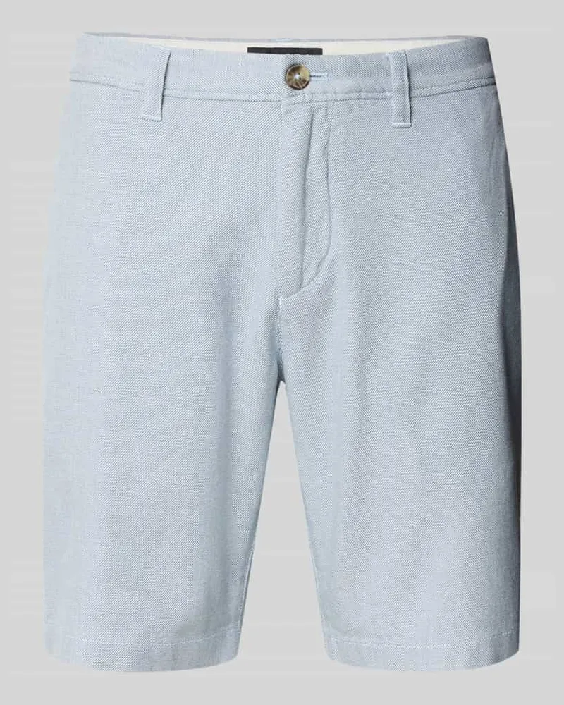 Marc O'Polo Slim Fit Shorts aus Baumwoll-Mix Modell 'SALO 